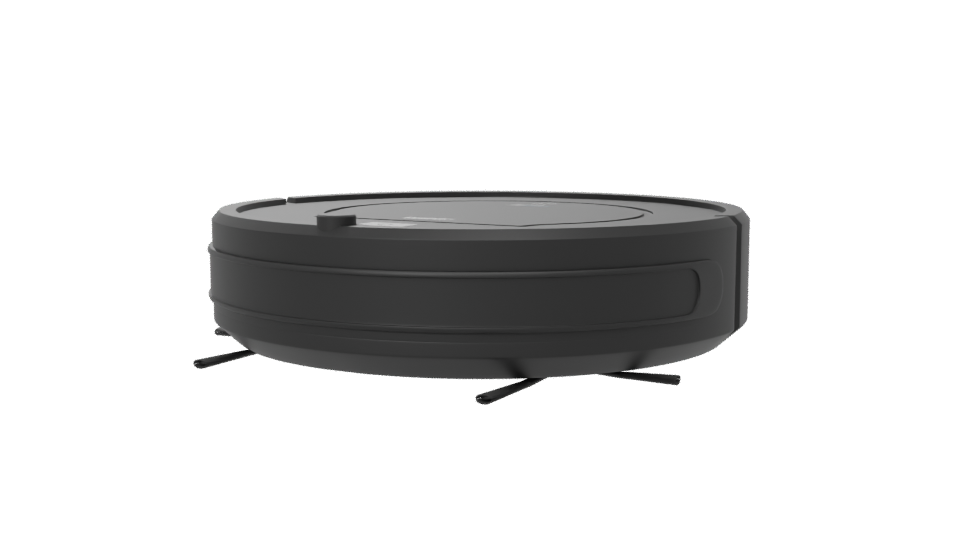 Sleek Robotic Vacuum 3D Model - Professional 3D Model Render 6