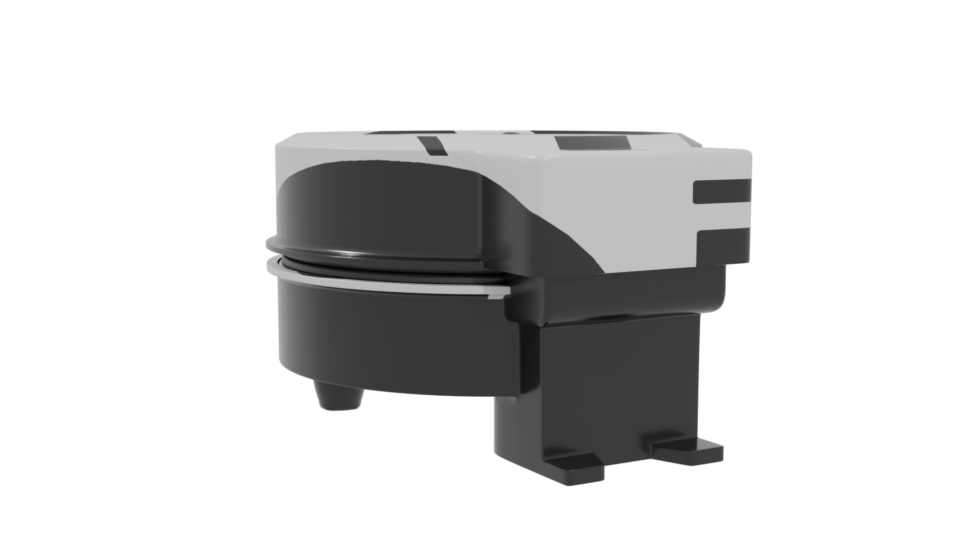 Glossy Round Appliance Model 3D - Professional 3D Model Render 4