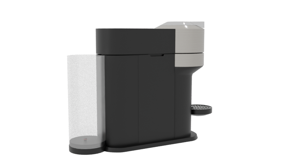 Contemporary Coffee Maker Model - Professional 3D Model Render 7