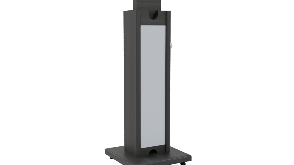 Minimalist Display Stand 3D Model - Professional 3D Model Render 4