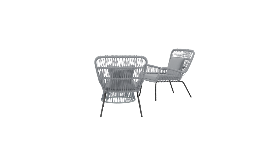 Stylish Outdoor Furniture Set 3D - Professional 3D Model Render 3