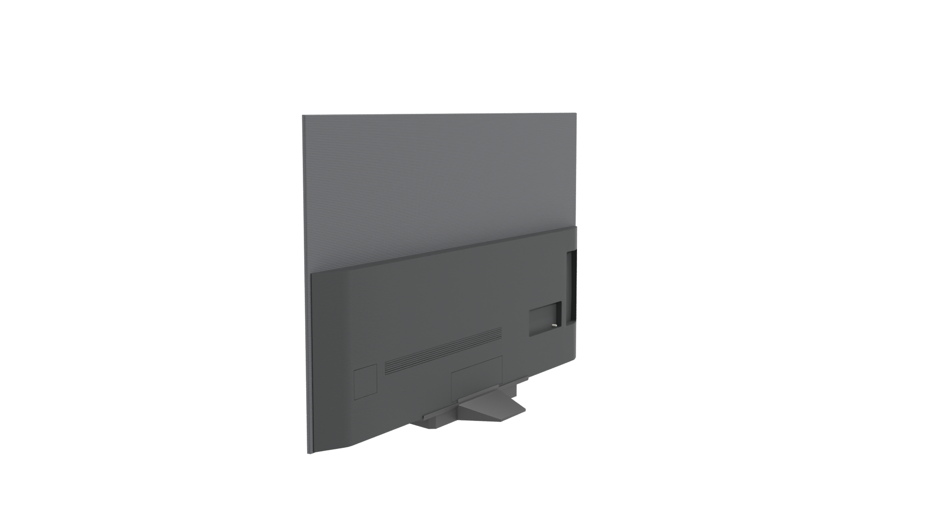 Sleek Modern Flat Screen TV - Professional 3D Model Render 3