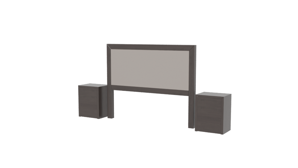 Stylish Bedroom Furniture Set 3D - Professional 3D Model Render 6