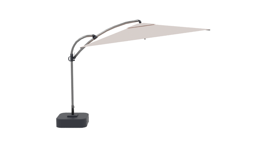 Stylish Outdoor Umbrella 3D Model - Professional 3D Model Render 2
