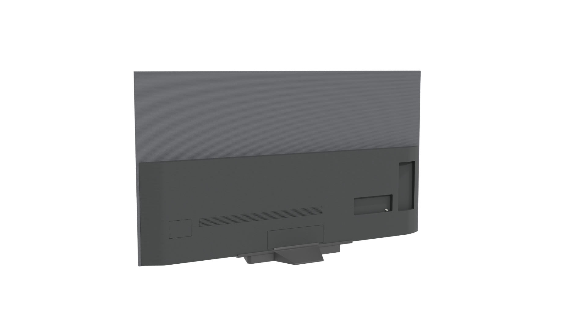 Sleek Modern Flat Screen TV - Professional 3D Model Render 4