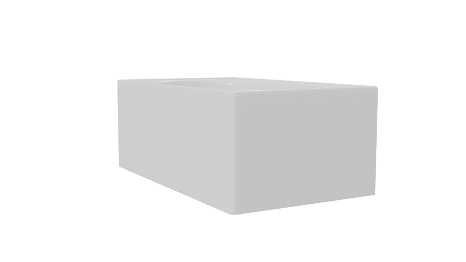 Tina De Baño Rectangular 3D Model - Professional 3D Model Render 7