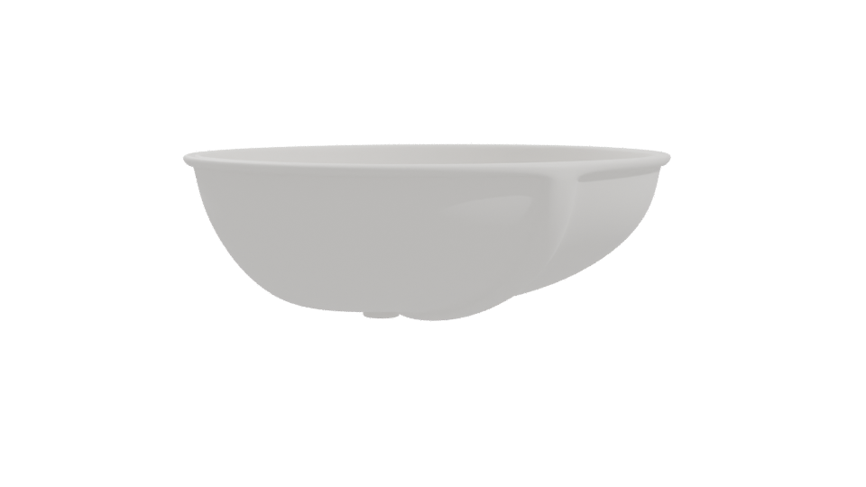 Stylish Minimalist Ceramic Bowl 3D Model - Professional 3D Model Render 10