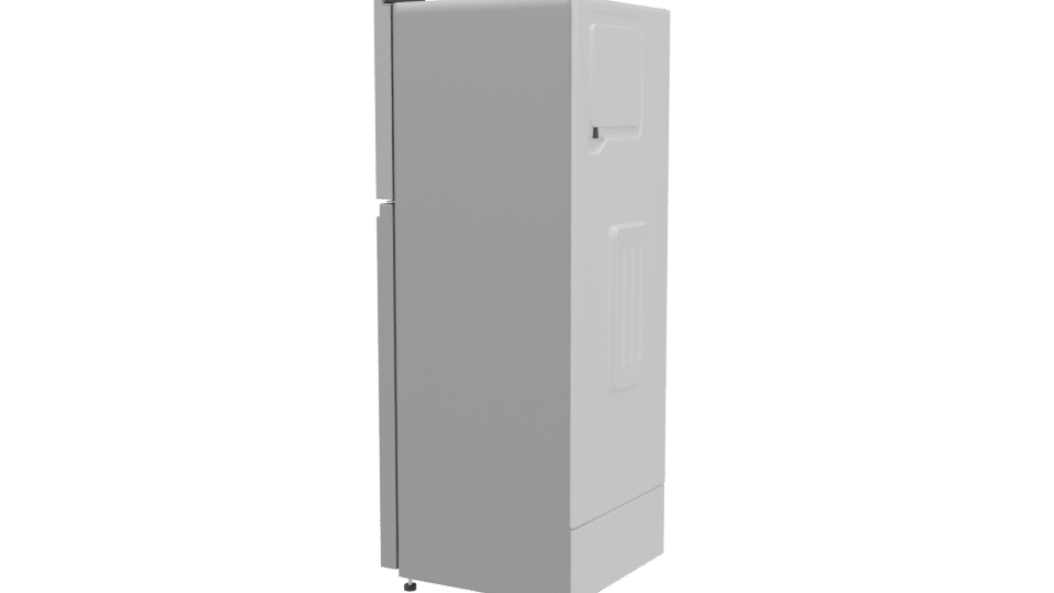 Contemporary Refrigerator 3D Model - Professional 3D Model Render 3
