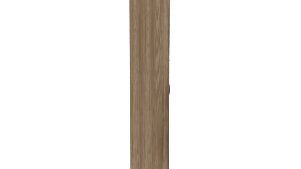 Stylish Wooden Storage Cabinet 3D - Professional 3D Model Render 8