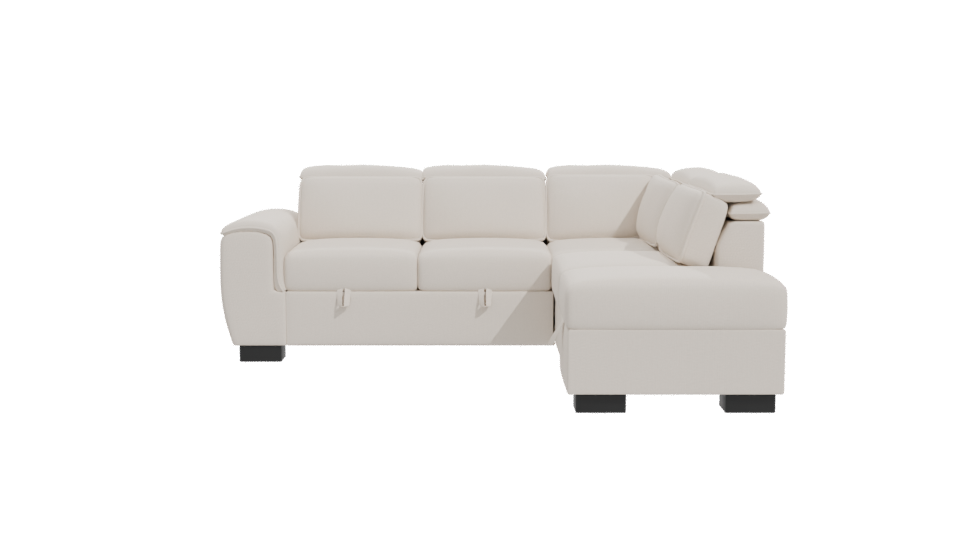 Elegant Modern Sectional Sofa 3D - Professional 3D Model Render 11