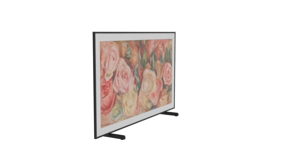 Roses Painting 3D Model - Professional 3D Model Render 9