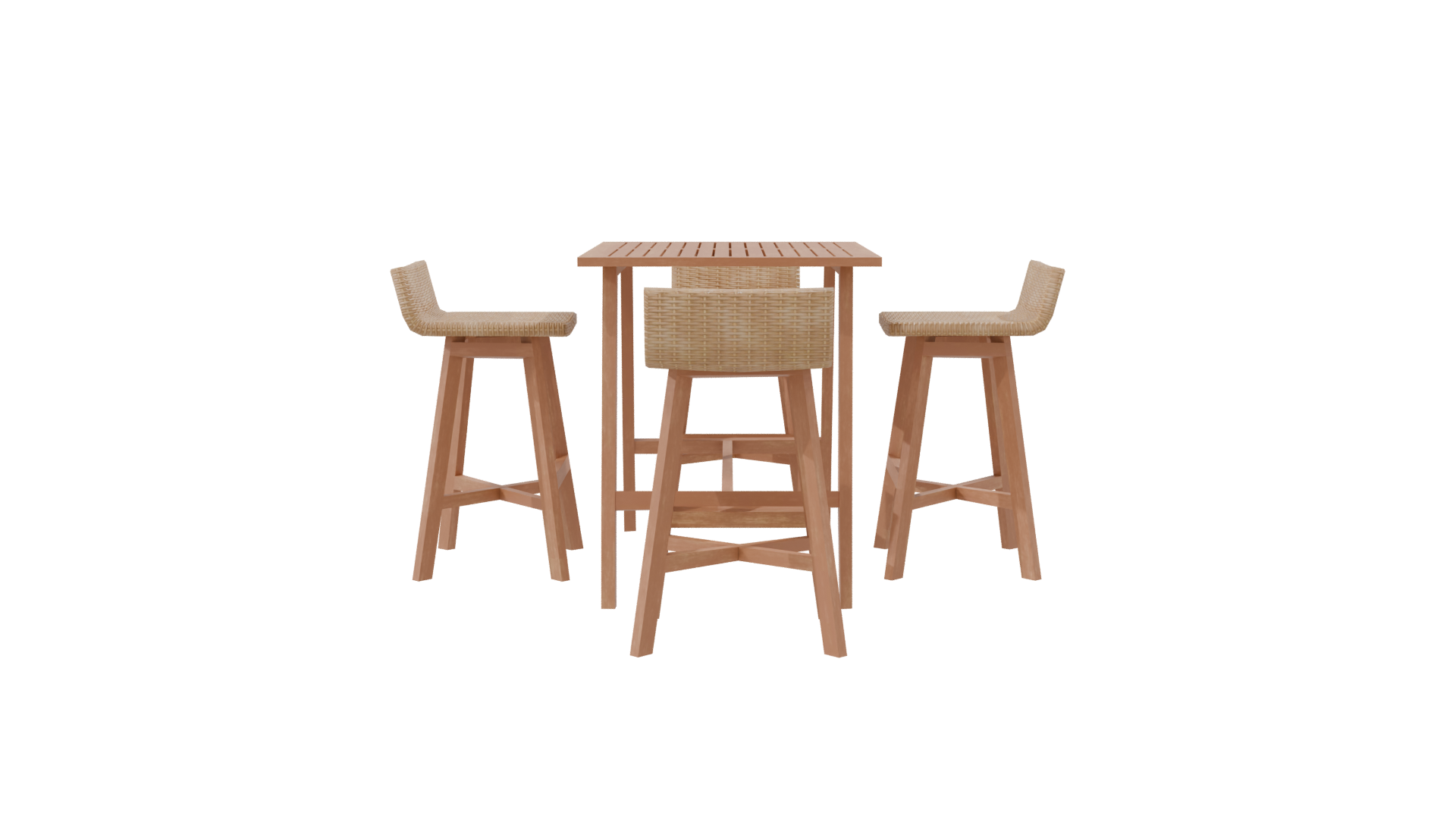 Stylish Modern Dining Set 3D - Professional 3D Model Render 8