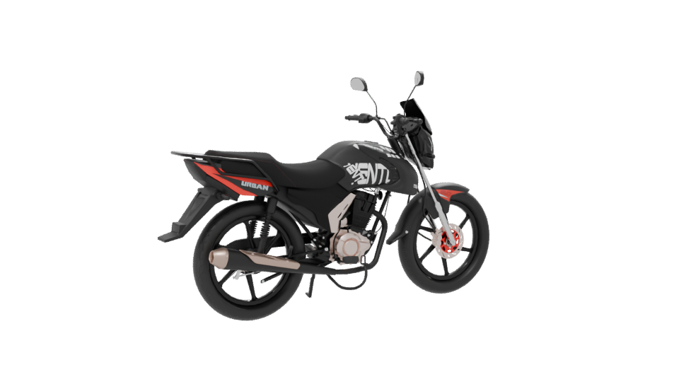 Dynamic Motorcycle 3D Model - Professional 3D Model Render 7