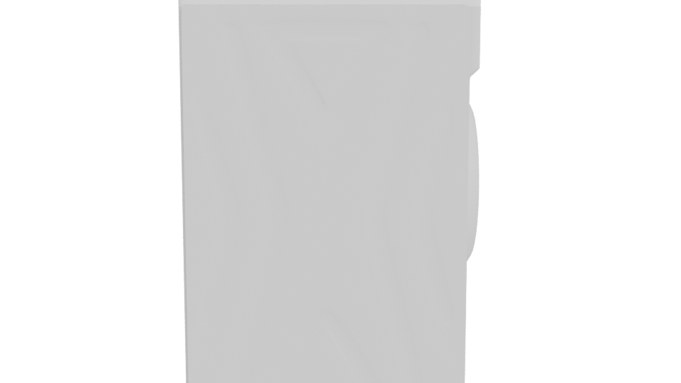 Sleek Modern Plastic Trash Bin 3D Model - Professional 3D Model Render 11