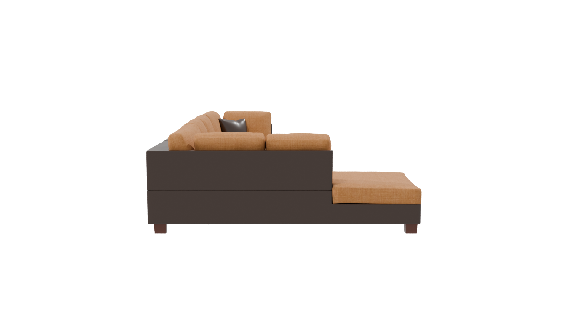 Modern L-Shaped Sofa 3D Model - Professional 3D Model Render 8