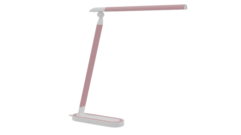 Pink LED Desk Lamp 3D Model - Professional 3D Model Render 9