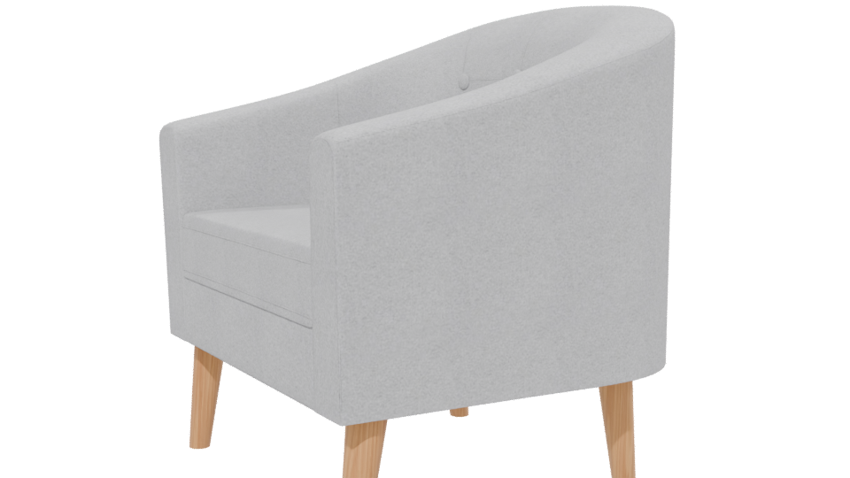 Stylish Modern Accent Chair 3D - Professional 3D Model Render 13