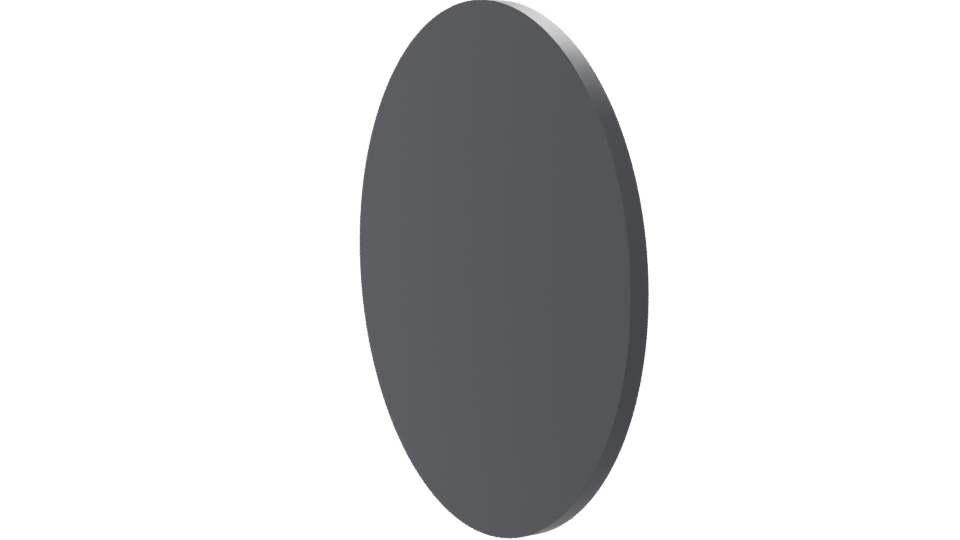 Glossy Round Mirror 3D Model - Professional 3D Model Render 7