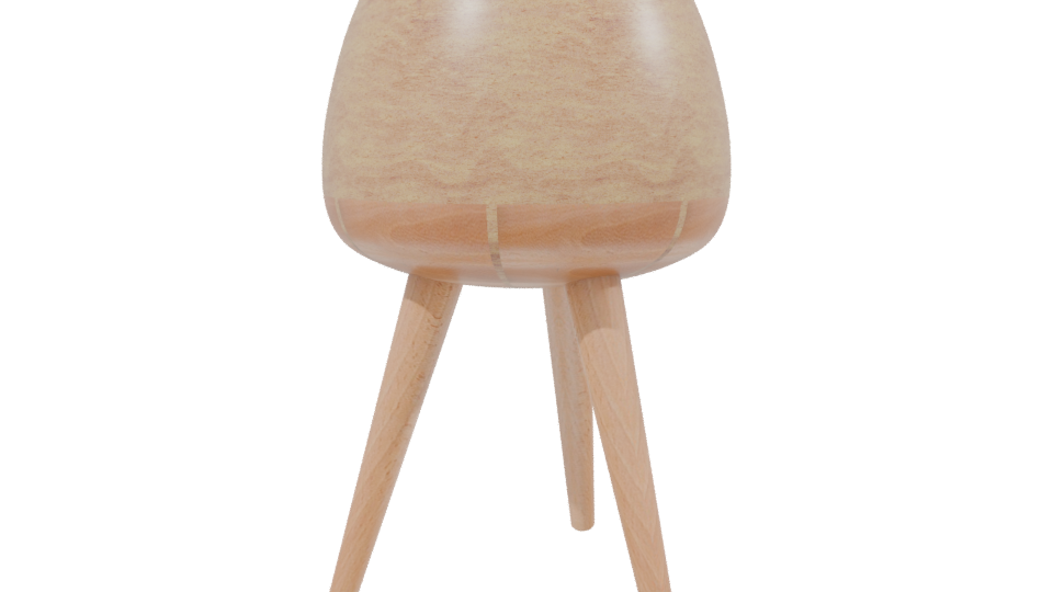 Modern Fiber Planter with Legs 3D - Professional 3D Model Render 2