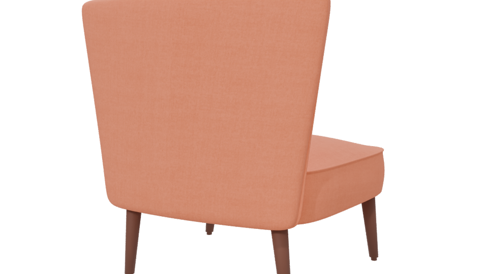 Stylish Modern Accent Chair 3D - Professional 3D Model Render 6