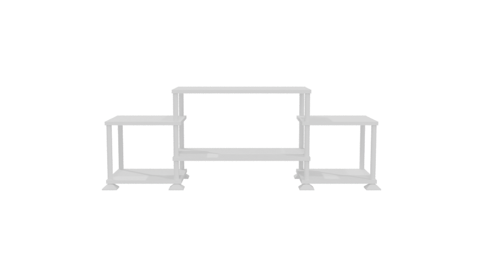 Minimalist Modern Table Set 3D - Professional 3D Model Render 5