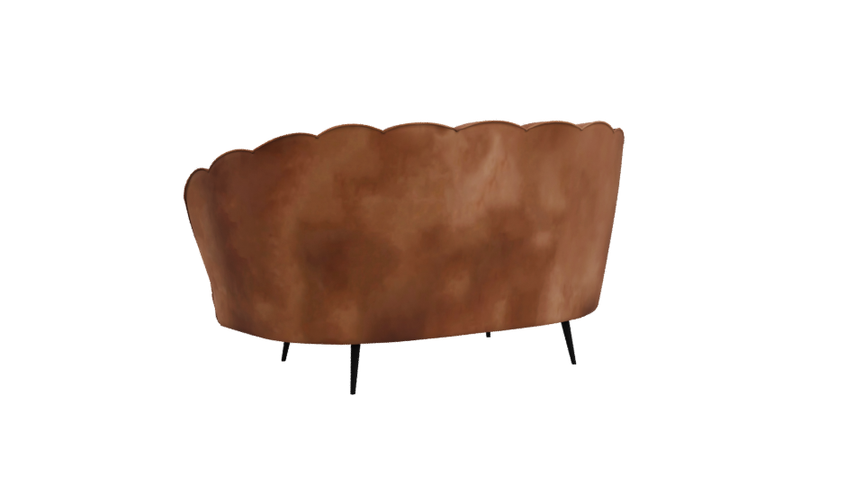 Stylish Love Seat 3D Model - Professional 3D Model Render 4