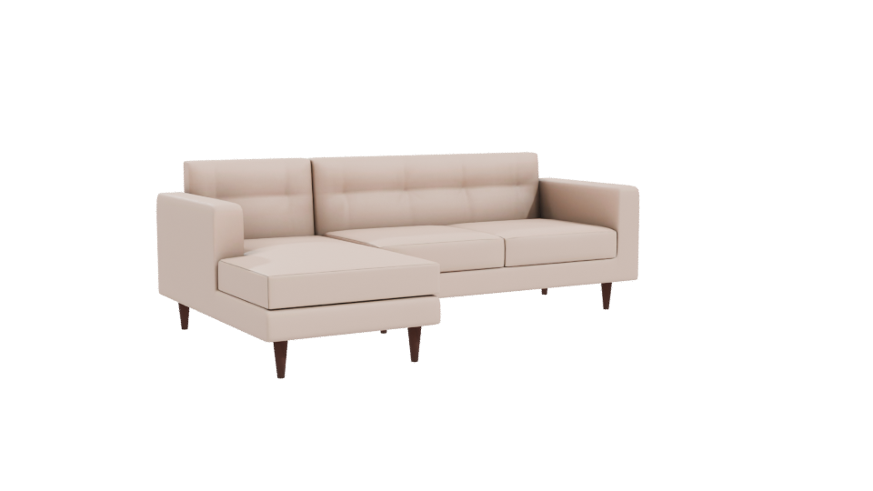 Contemporary L-Shaped Sofa 3D - Professional 3D Model Render 10