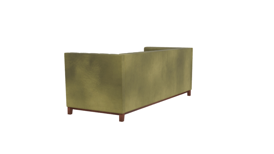 Elegant Fabric Sofa 3D Model - Professional 3D Model Render 3