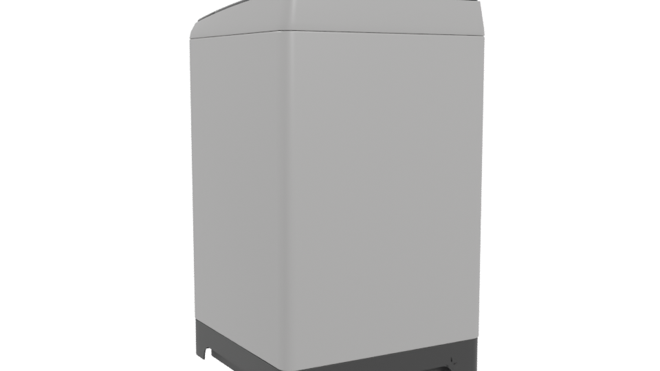 Compact Household Washing Machine 3D - Professional 3D Model Render 4