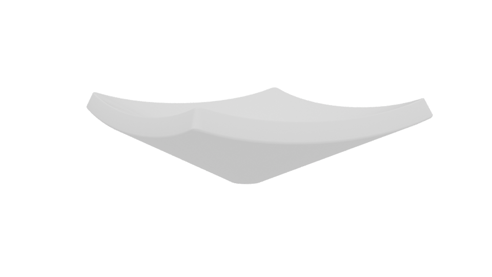 Stylized Decorative Wall Tray 3D - Professional 3D Model Render 4