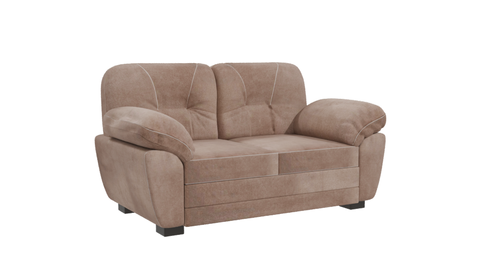 Stylish Contemporary Fabric Sofa 3D Model - Professional 3D Model Render 10