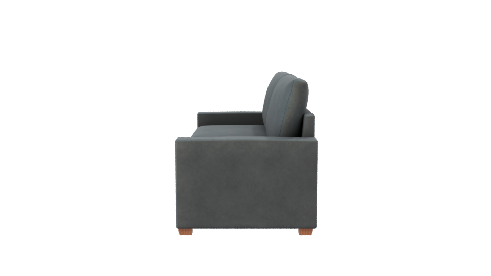 Contemporary Fabric Sofa Model - Professional 3D Model Render 2
