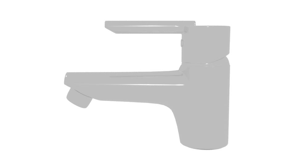 Sleek Modern Kitchen Faucet 3D Model - Professional 3D Model Render 5