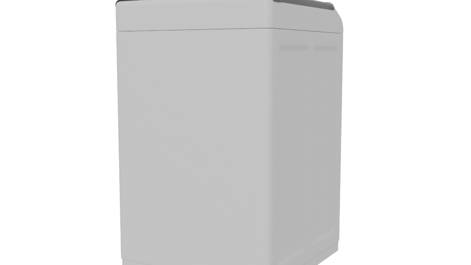 Compact Modern Washing Machine 3D - Professional 3D Model Render 6