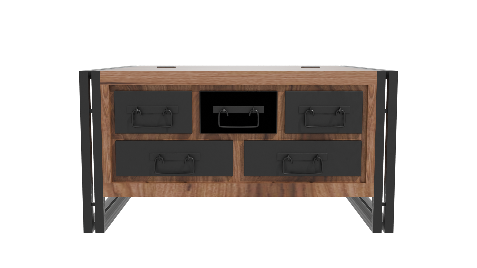 Stylish Modern Storage Table 3D - Professional 3D Model Render 11