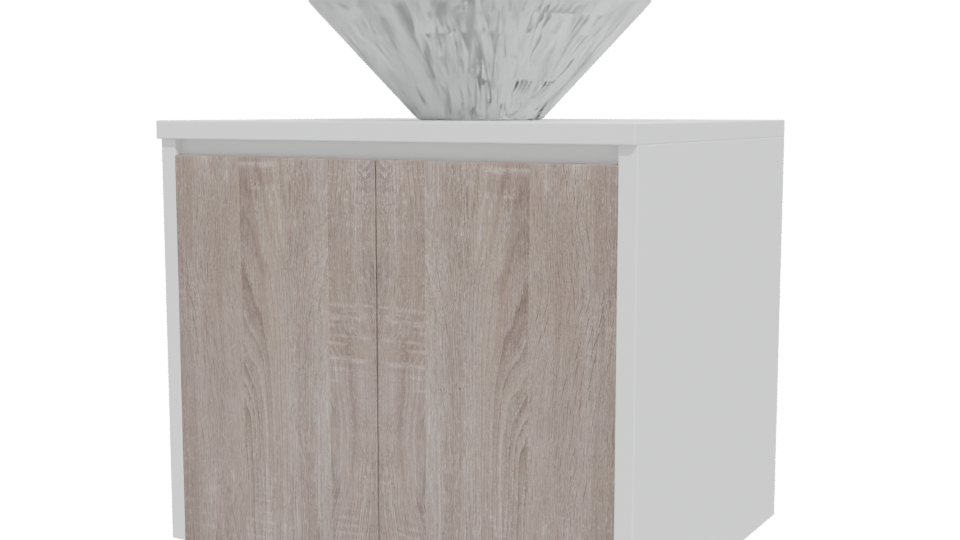 Stylish Modern Bathroom Vanity 3D - Professional 3D Model Render 12