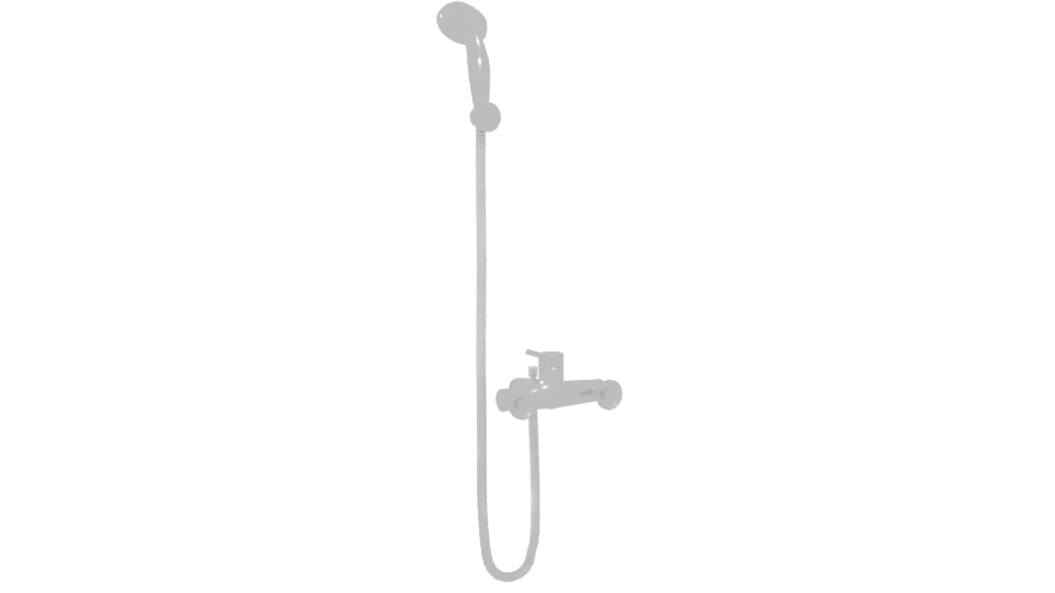 Stylish Shower Mixer 3D Model - Professional 3D Model Render 4