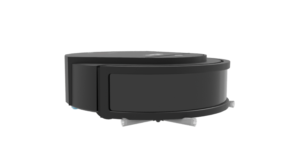 Sleek Robotic Vacuum Cleaner Model - Professional 3D Model Render 9