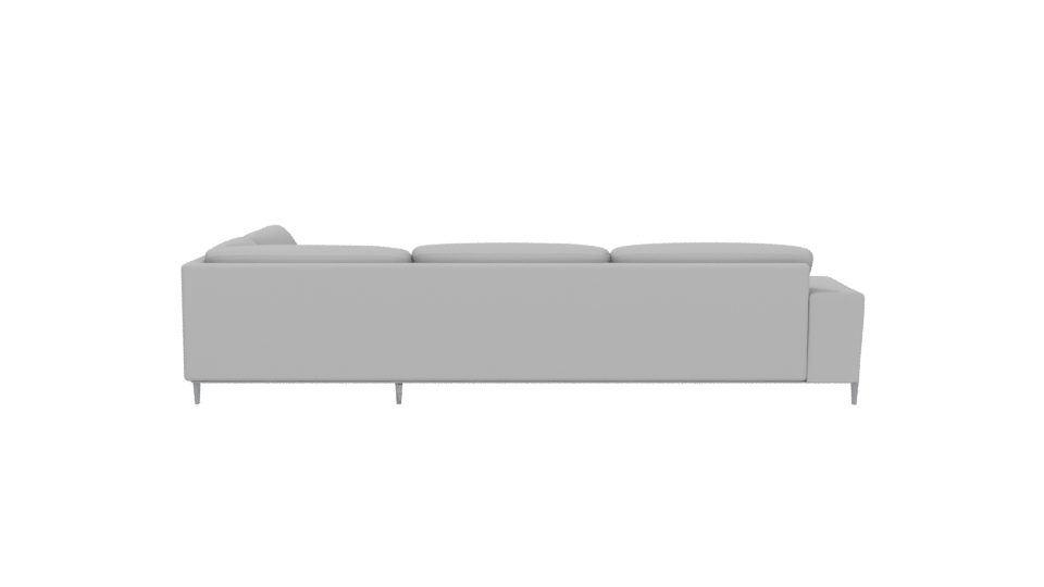 Stylish L-Shaped Sofa Model - Professional 3D Model Render 5