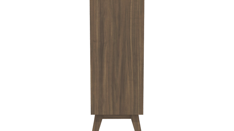 Stylish Modern Wooden Chest of Drawers 3D Model - Professional 3D Model Render 8
