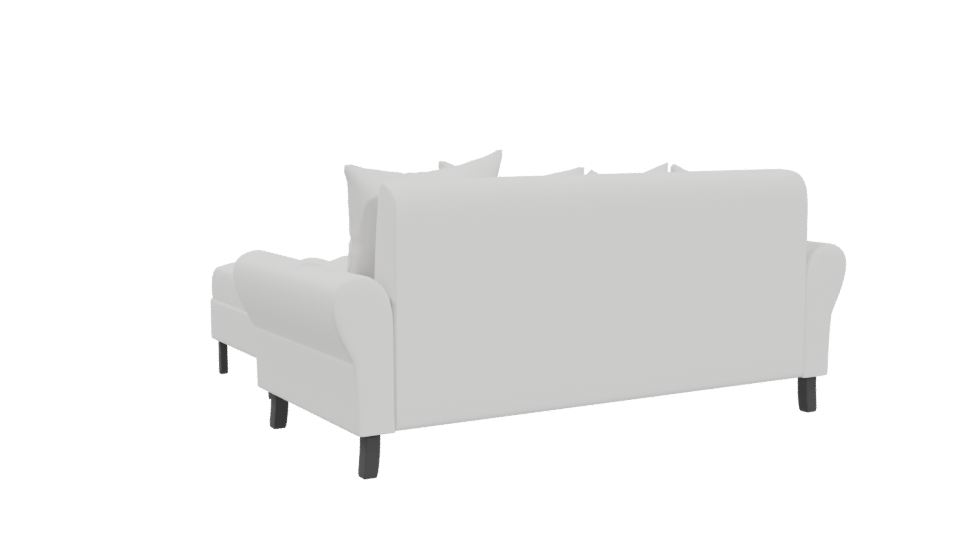Stylish Modern Sofa 3D Model - Professional 3D Model Render 4