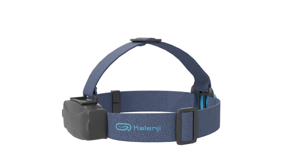 Stylish Blue Fabric Headlamp 3D Model - Professional 3D Model Render 7
