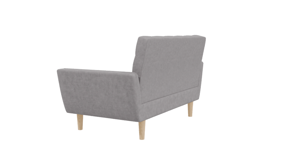 Contemporary Two-Seat Sofa 3D Model - Professional 3D Model Render 3