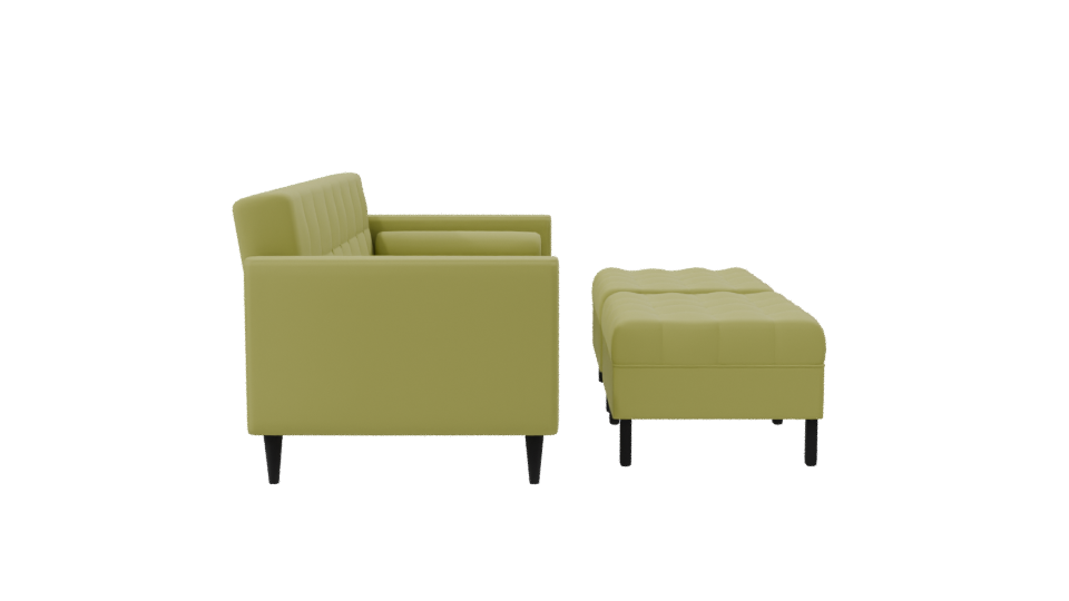 Contemporary Corner Sofa Model - Professional 3D Model Render 8
