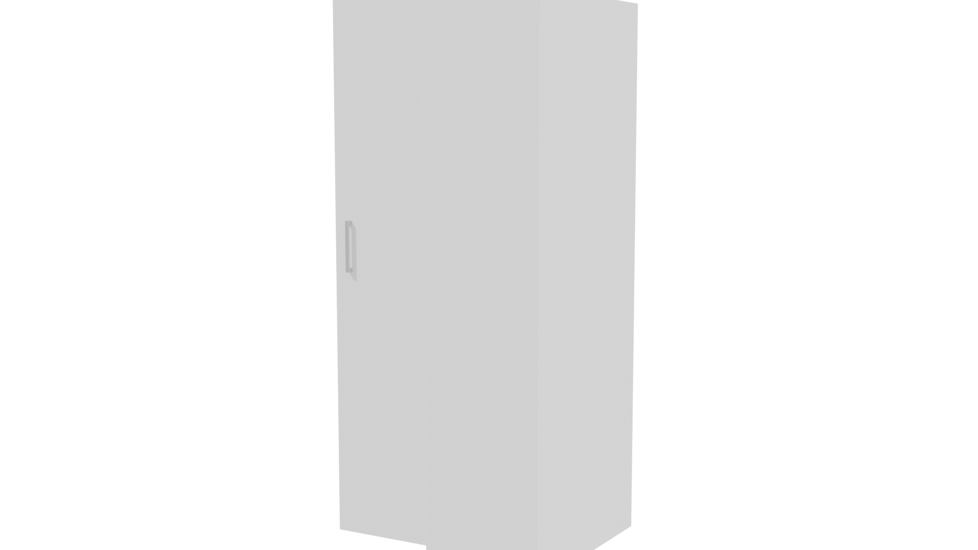 Minimalist Tall Storage Cabinet 3D - Professional 3D Model Render 3