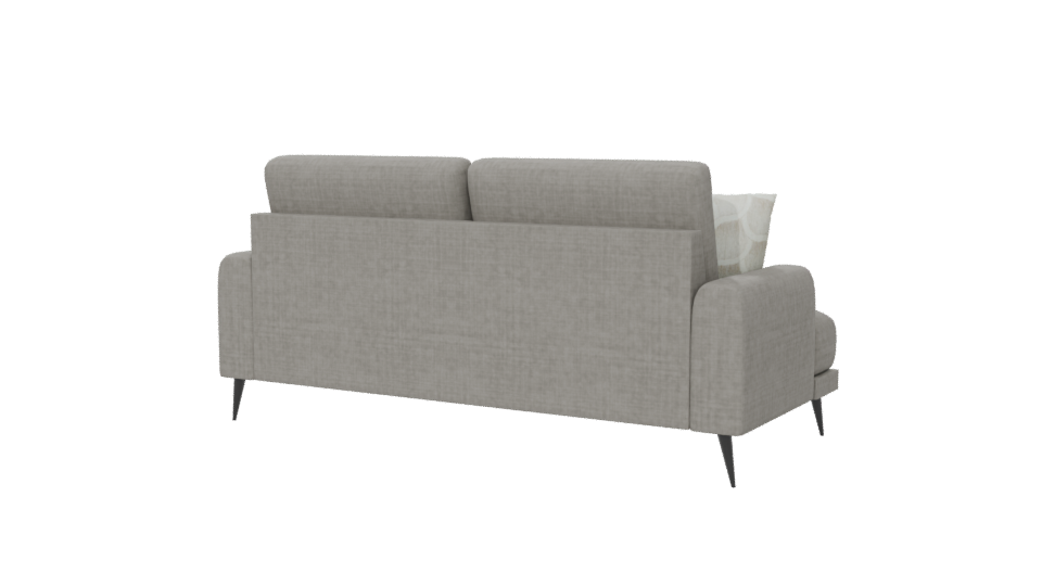 Stylish Gray Sofa Model 3D - Professional 3D Model Render 6