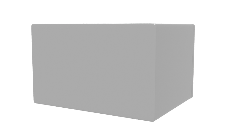 Stylish Household Microwave Model - Professional 3D Model Render 6