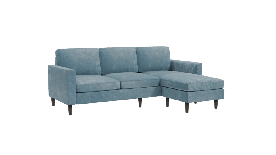 Stylish Corner Sofa 3D Model - Professional 3D Model Render 10
