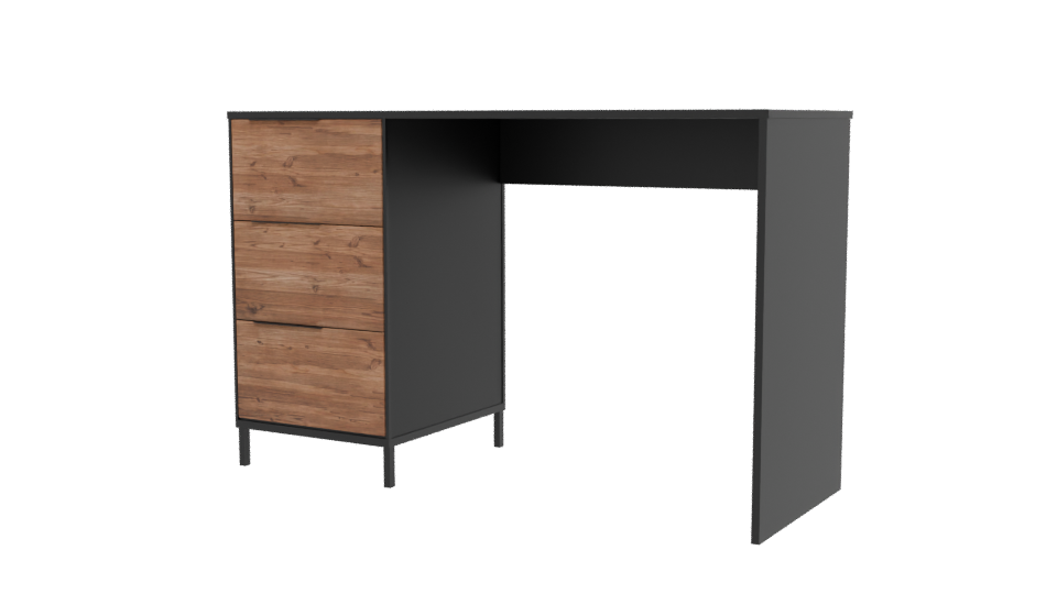 Stylish Modern Desk 3D Model - Professional 3D Model Render 12