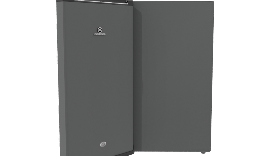 Realistic Household Refrigerator Model - Professional 3D Model Render 2